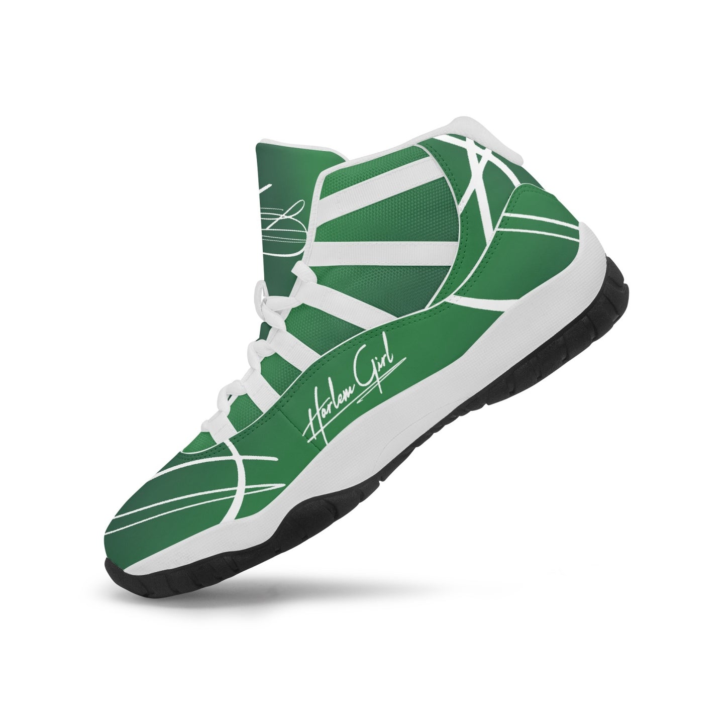 Harlem Girl "Tribe" Basketball - Emerald w/Black or White Trim (Women's)