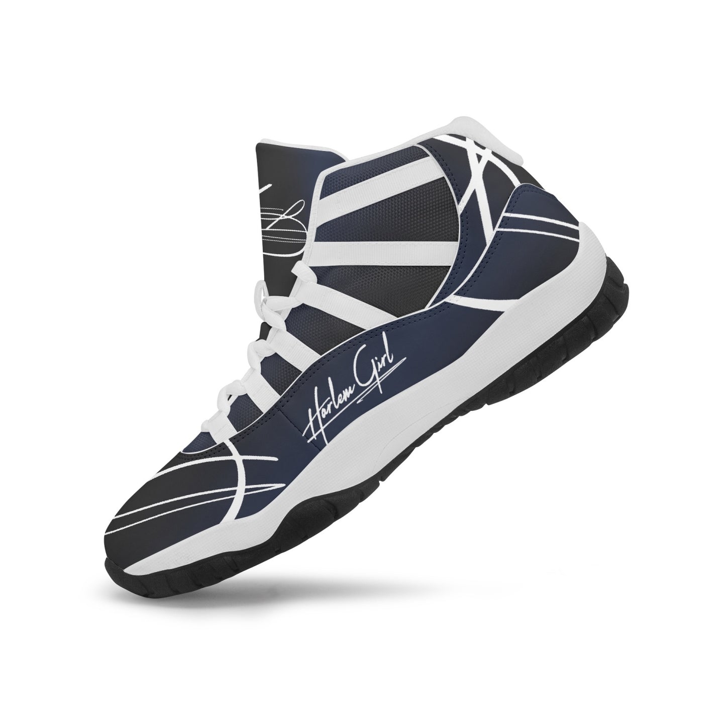 Harlem Girl "Tribe" Basketball - BluBlack Onyx w/Black or White Trim (Women's)