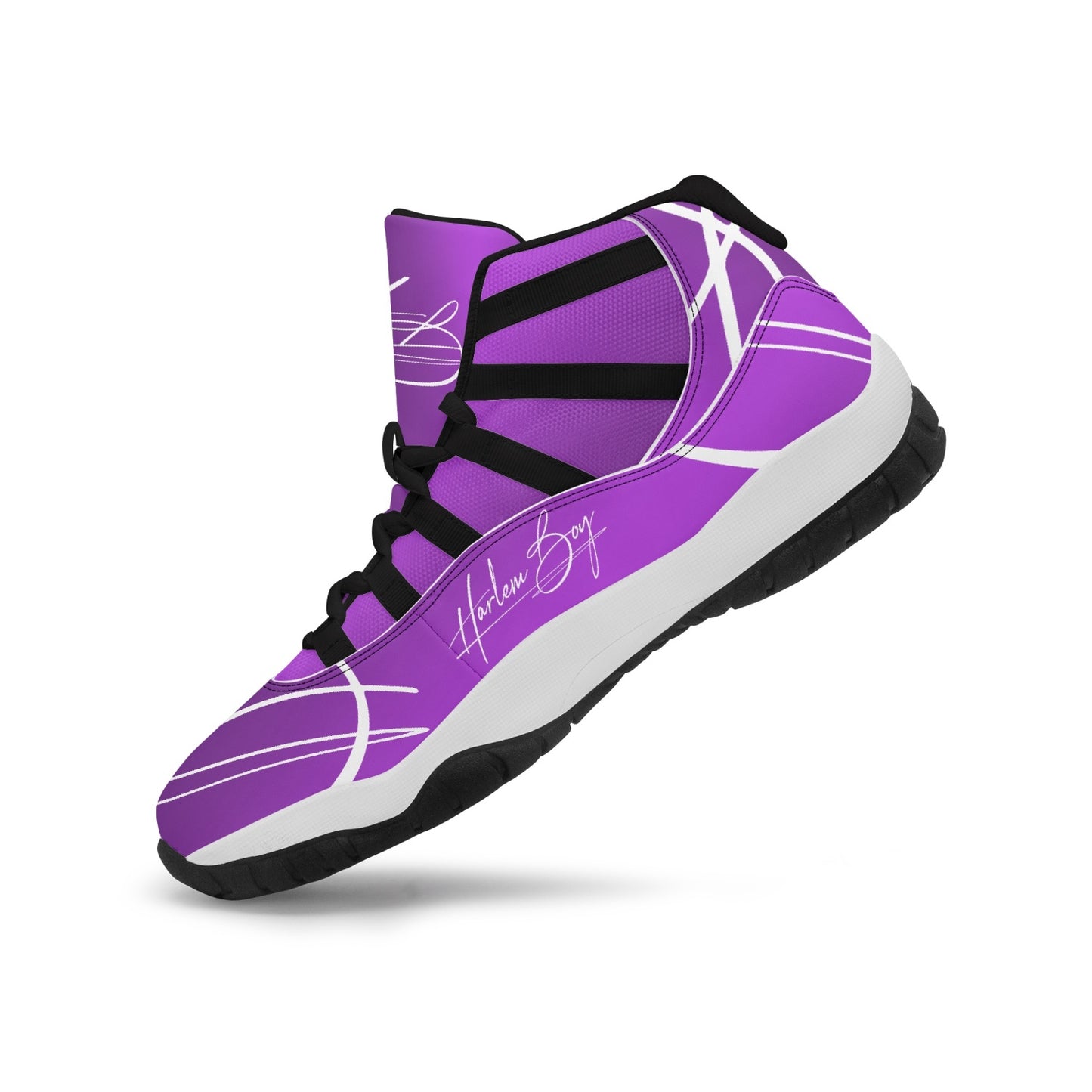 Harlem Boy "Tribe" Basketball - Amethyst w/Black or White Trim (Men's)