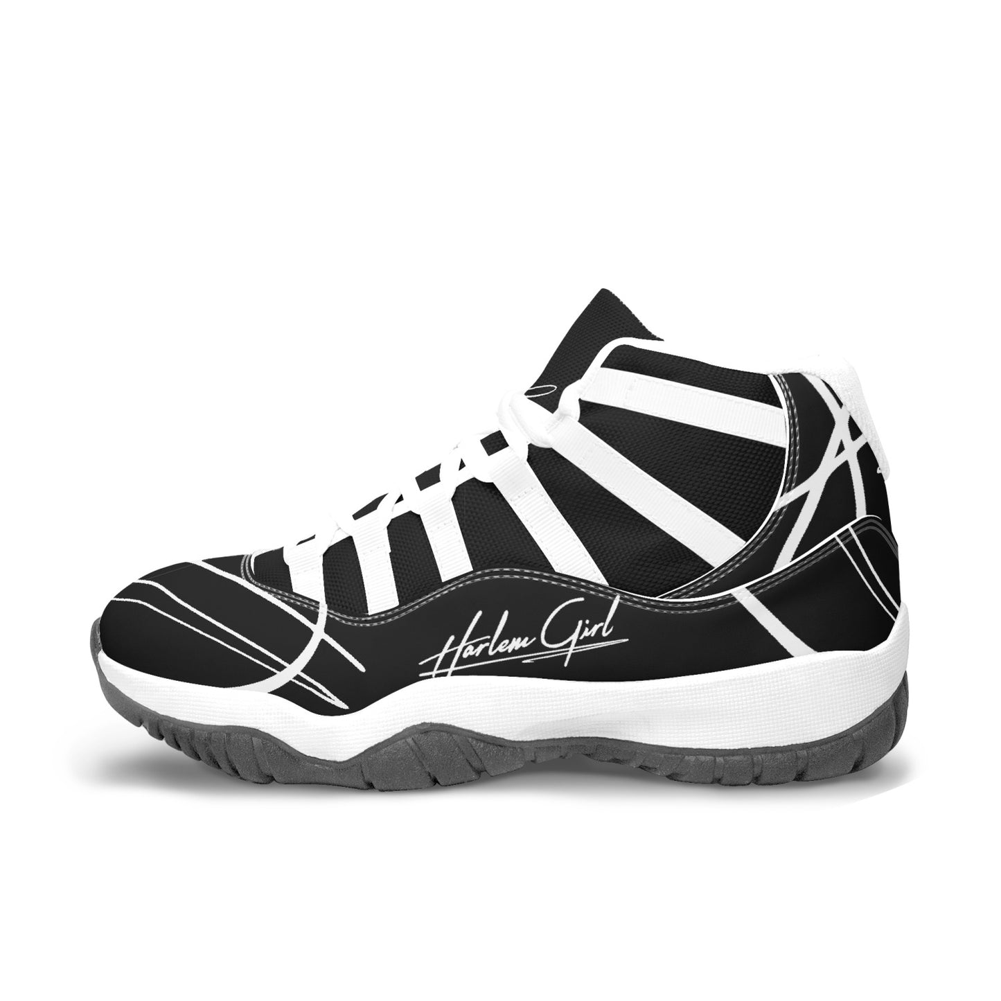 Harlem Girl "Tribe" Basketball - Onyx w/Black or White Trim (Women's)