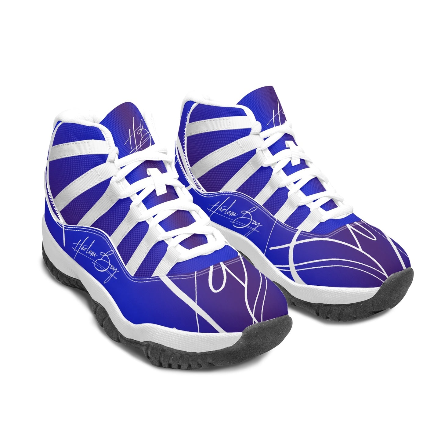 Harlem Boy "Tribe" Basketball - Sapphire w/Black or White Trim (Women's)
