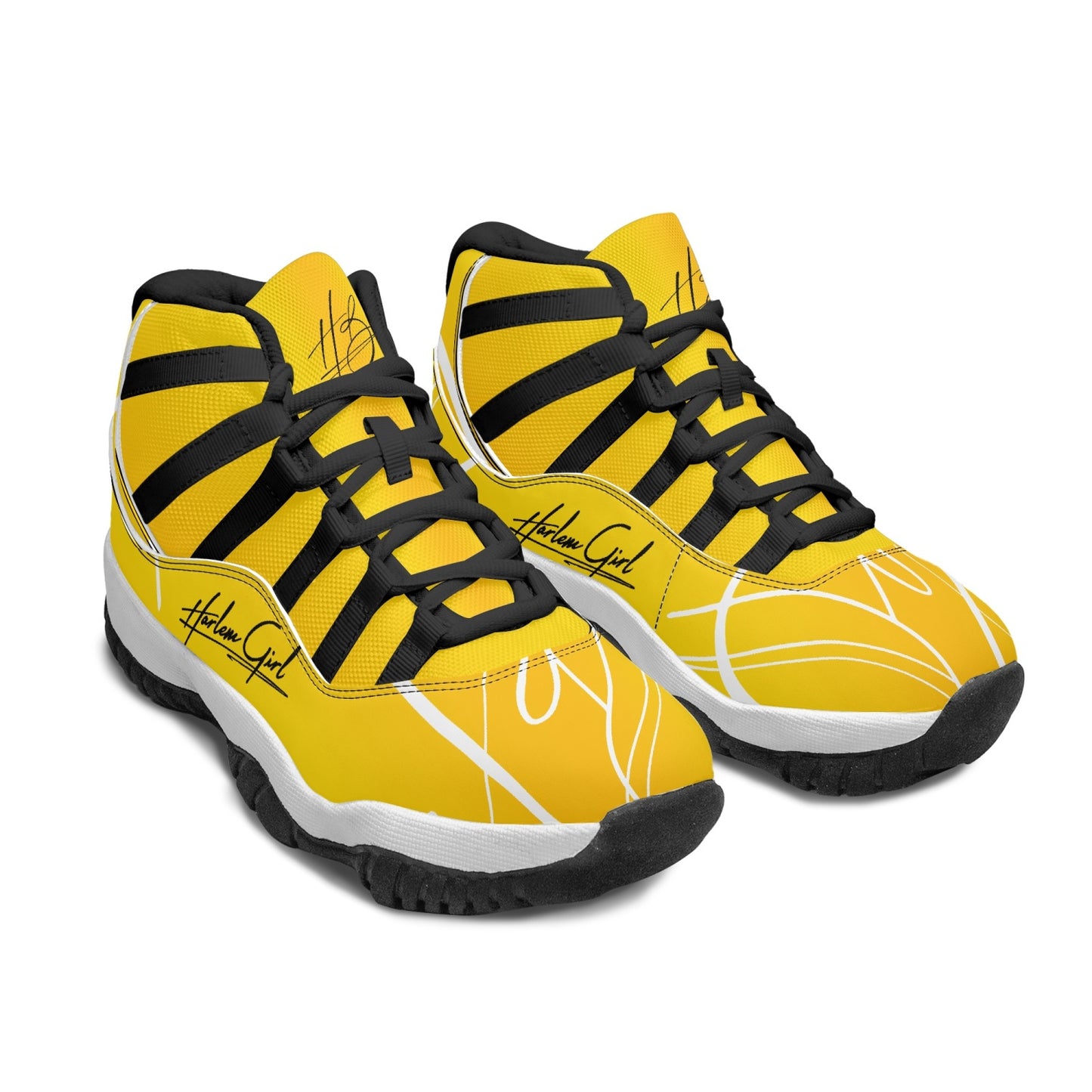 Harlem Girl "Tribe" Basketball - Gold w/Black or White Trim (Women's)