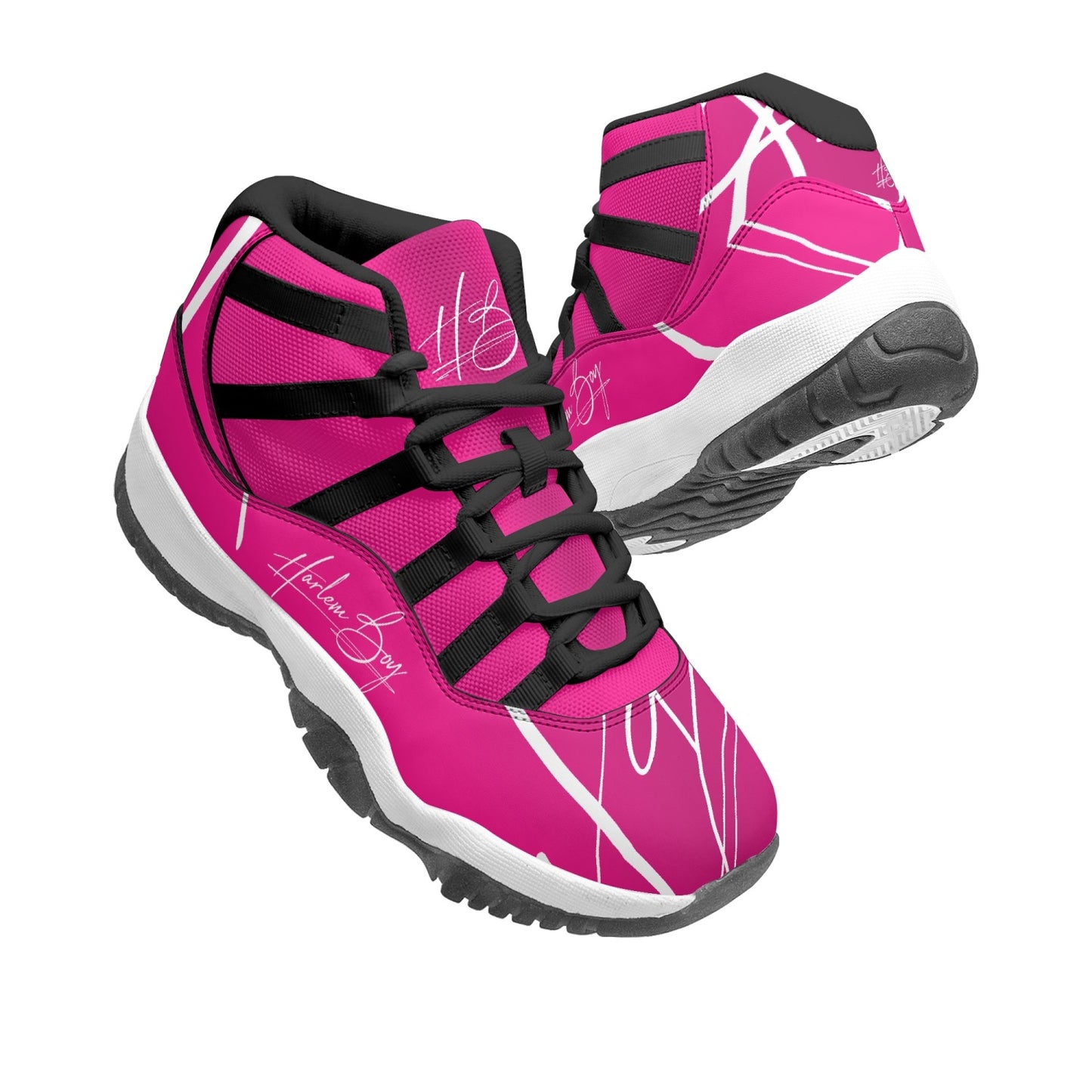 Harlem Boy "Tribe" Basketball - Fuchsia w/Black or White Trim (Women's)