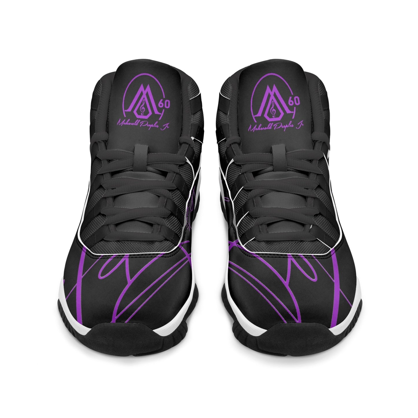 Harlem Boy "Tribe" Basketball MP2 60 Limited Edition - Black and Purple w/Black Trim (Men's) *