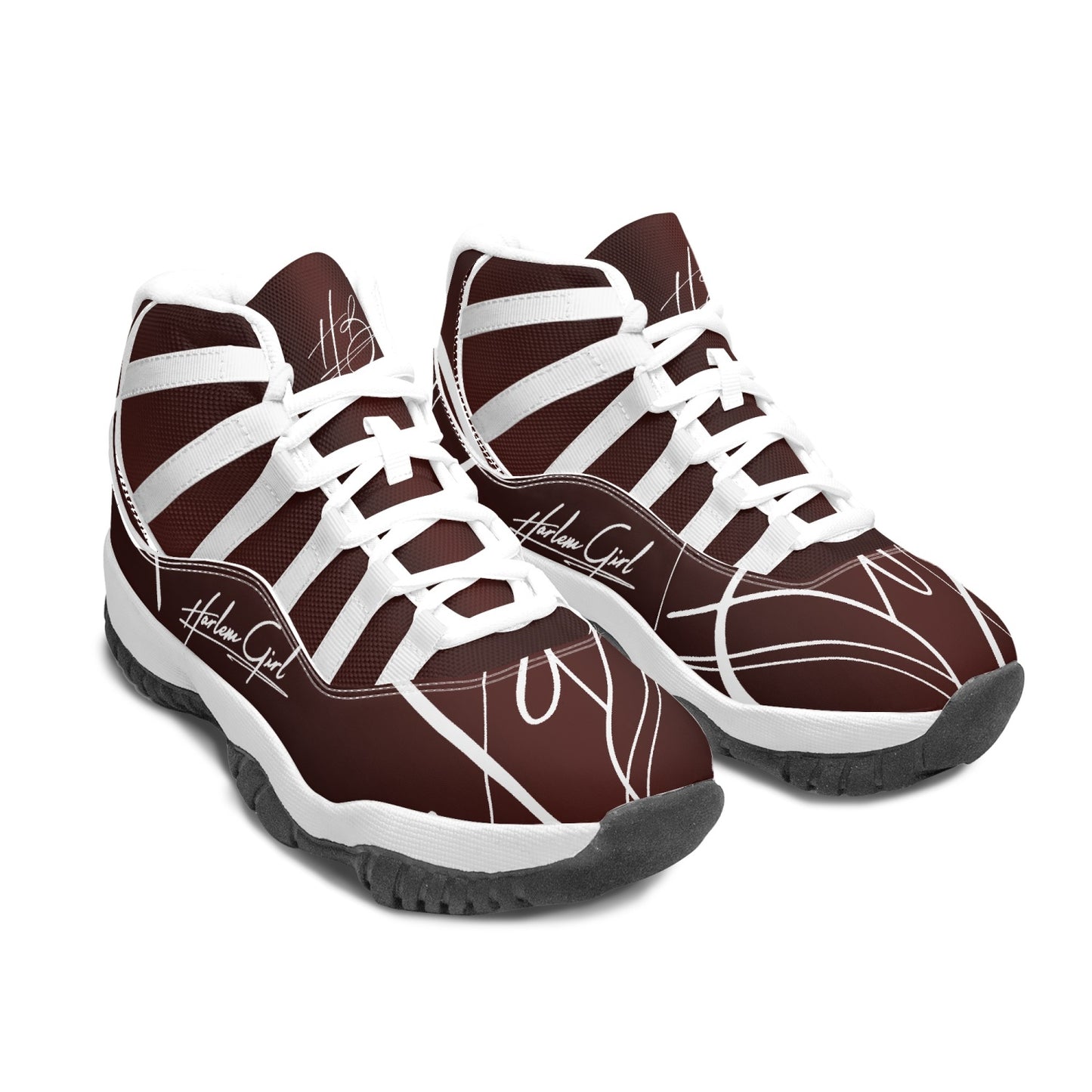 Harlem Girl "Tribe" Basketball - Burnished Mahogany w/Black or White Trim (Women's)