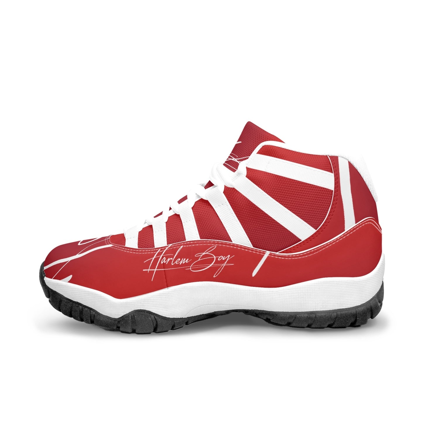 Harlem Boy "Tribe" Basketball - Ruby w/Black or White Trim (Men's)