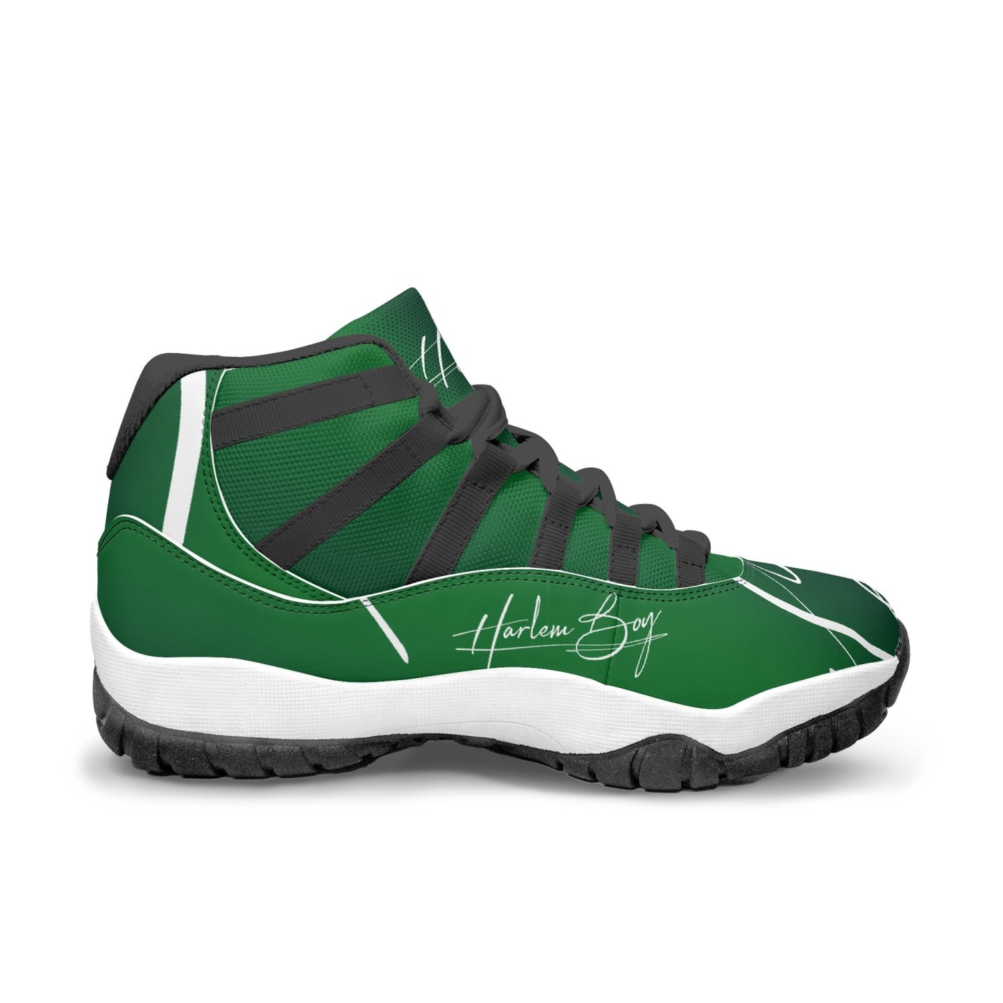 Harlem Boy "Tribe" Basketball - Emerald w/Black or White Trim (Men's)