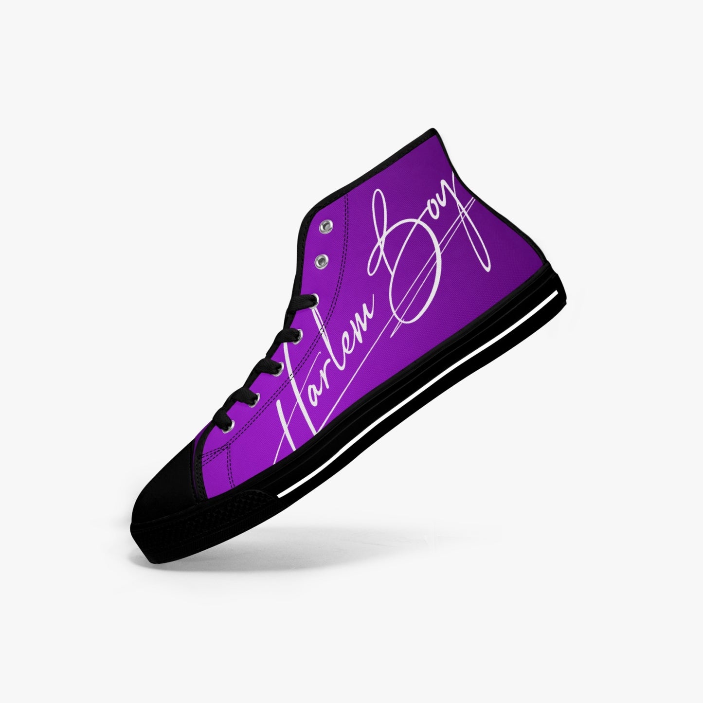 HB Harlem Boy "Lenox Ave" Classic High Top - Amethyst - Mens (Black or White Soles)