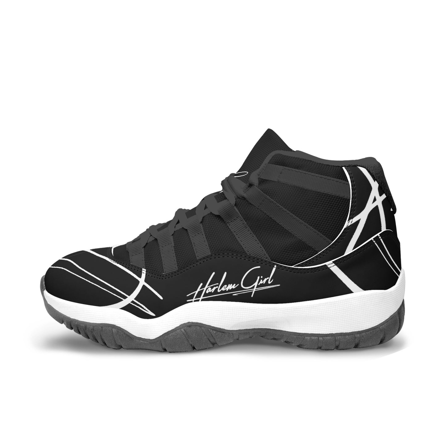 Harlem Girl "Tribe" Basketball - Onyx w/Black or White Trim (Women's)
