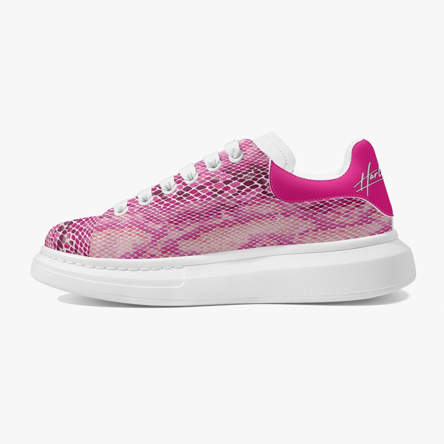 HBC - Harlem Girl Sankofa - Snakeskin Print- Pink, Fuchsia, Red - Womens