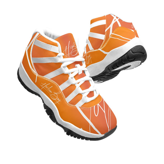 Harlem Boy "Tribe" Basketball - Mandarin w/Black or White Trim (Men's)