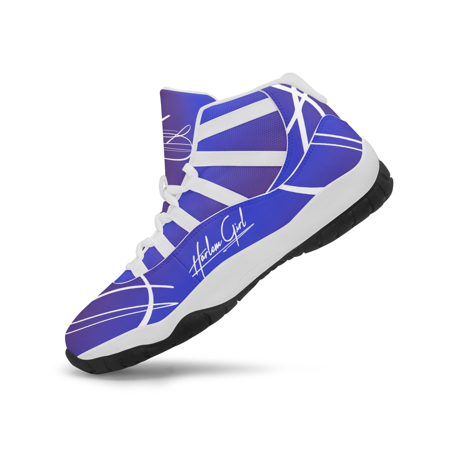 Harlem Girl "Tribe" Basketball - Sapphire w/Black or White Trim (Women's)