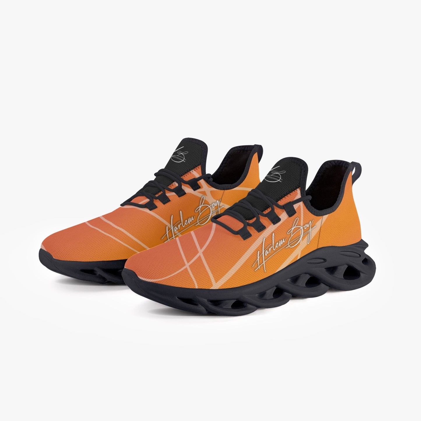 HB Harlem Boy "Bounce" Runner - Men - Mandarin - Black Sole