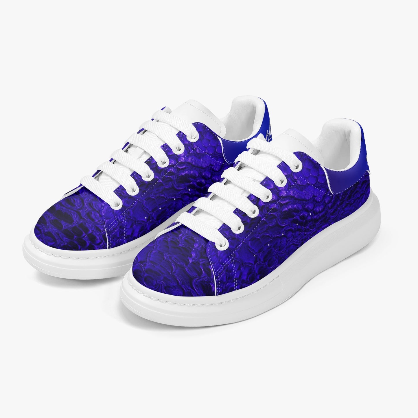 HBC - Harlem Girl Sankofa - Crocodile Print - Sapphire - Womens