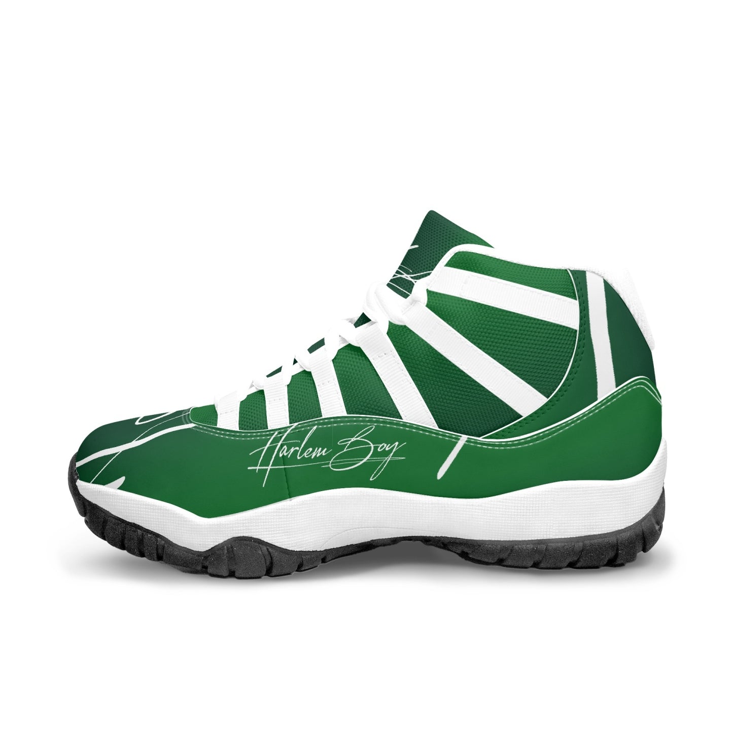 Harlem Boy "Tribe" Basketball - Emerald w/Black or White Trim (Men's)