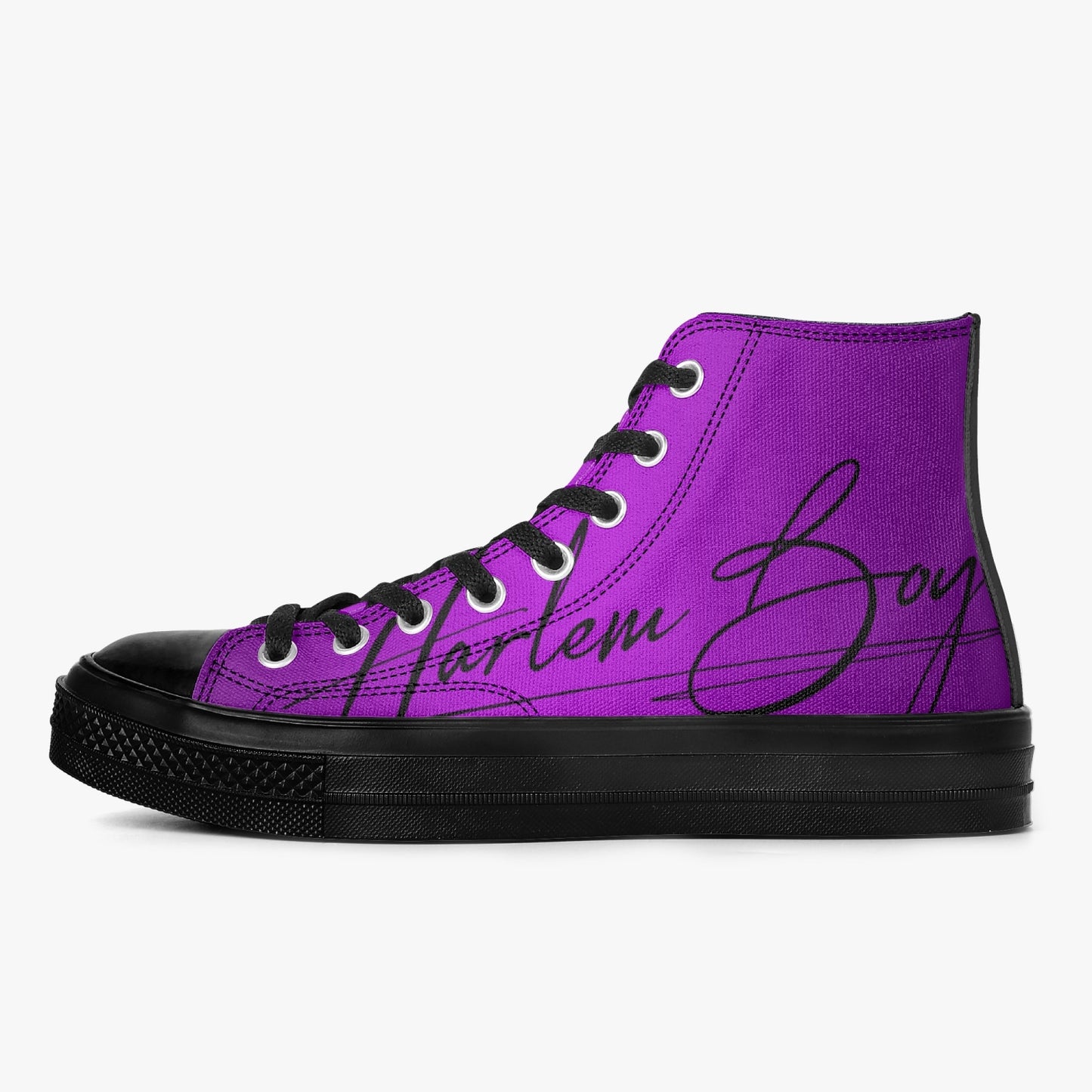 Harlem Boy "Coolee High" Tops Men - Royal Amethyst - Black Sole