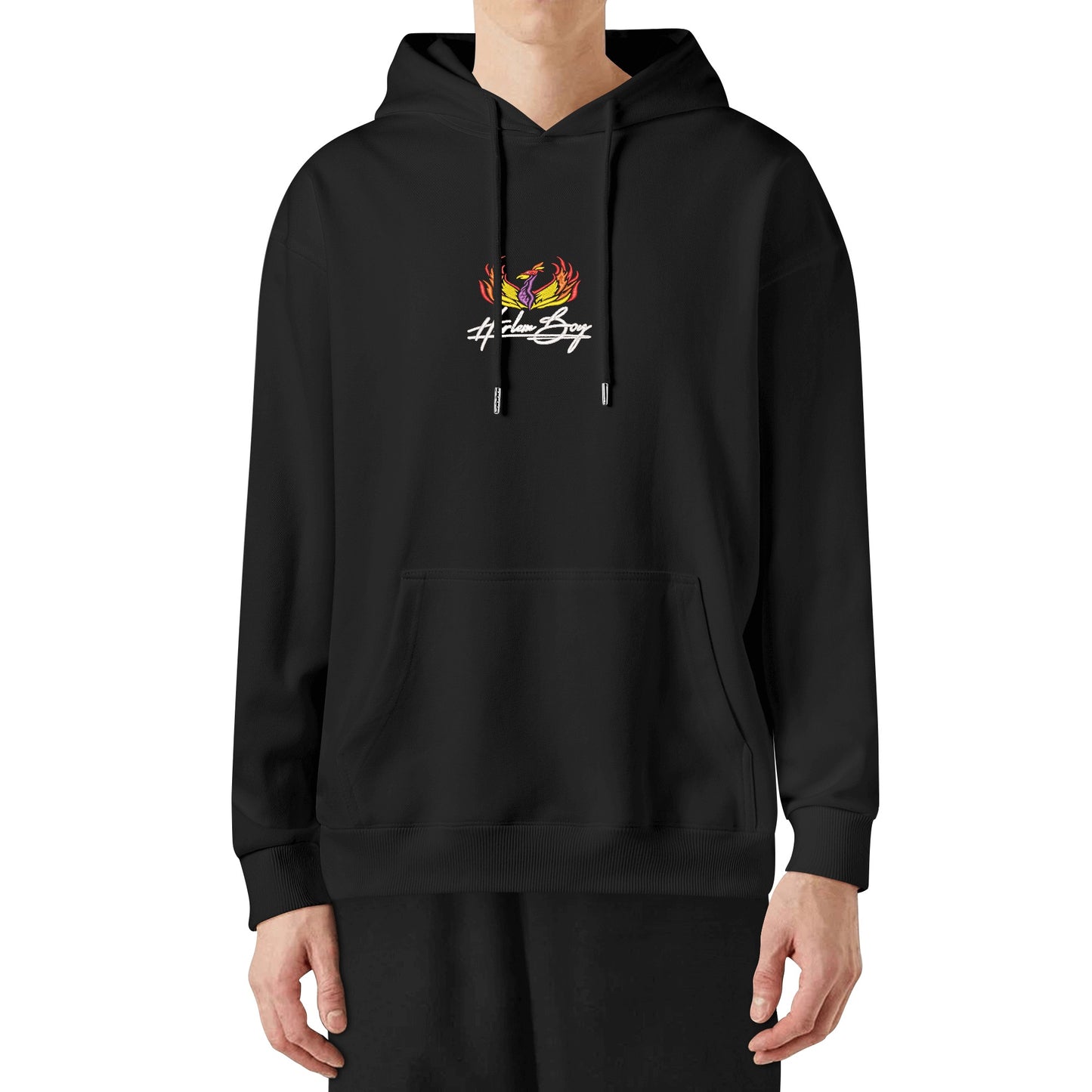 Harlem Boy Collection Phoenix Logo Hoodie White Label