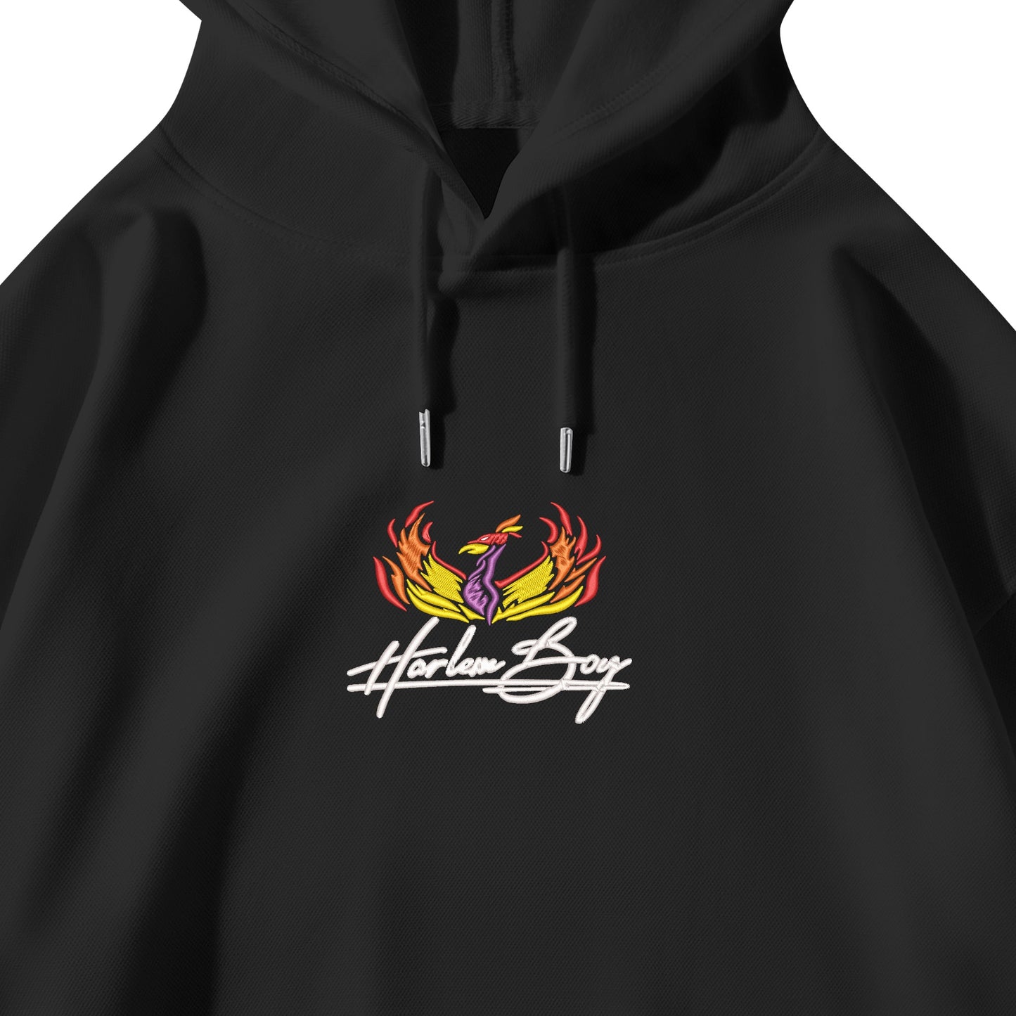 Harlem Boy Collection Phoenix Logo Hoodie White Label