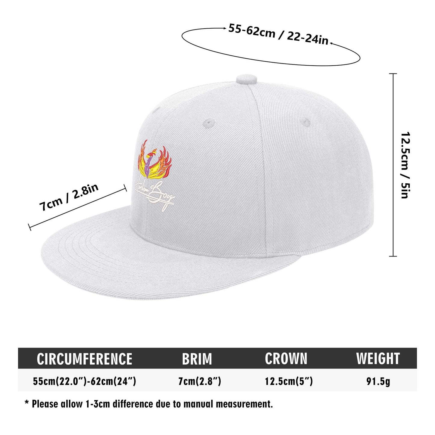 All Over Embroidered Hip-hop Hats