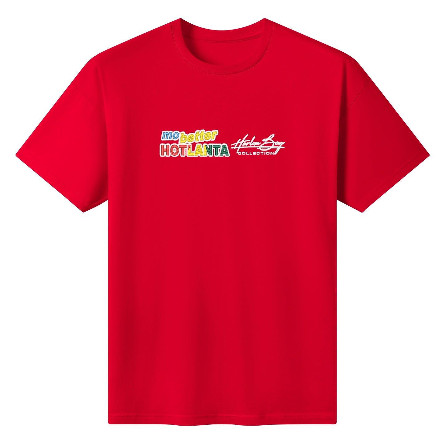 Embroidered Mens Cotton T shirt (Front Design)