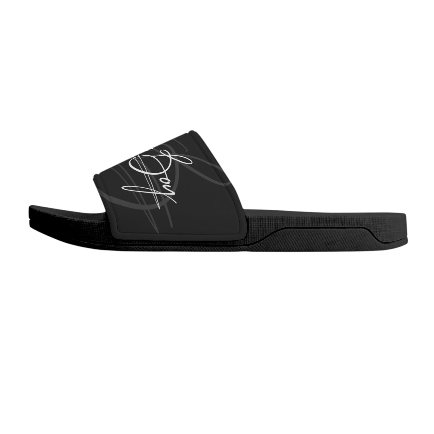 Harlem Boy Collection Mens Slides Onyx