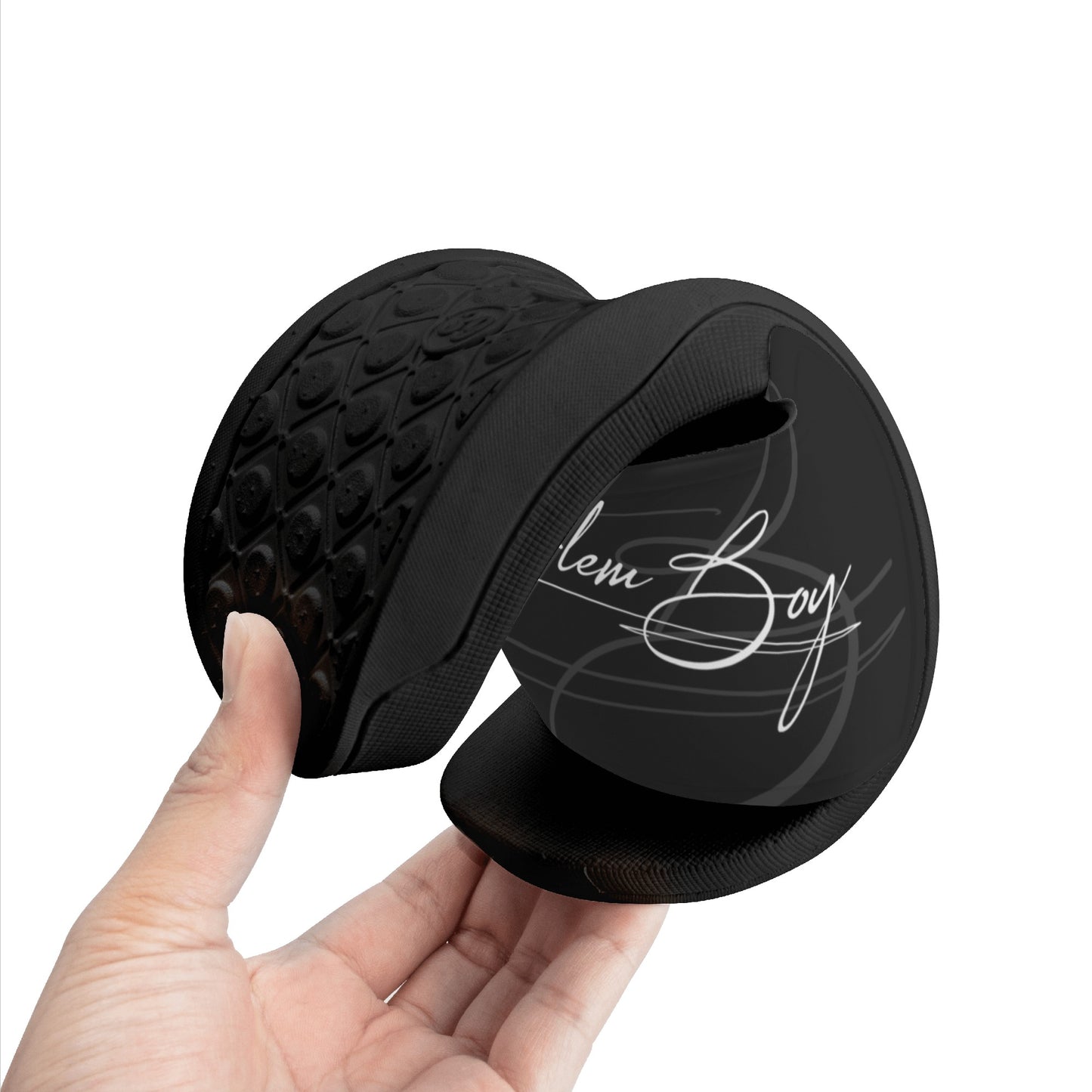 Harlem Boy Collection Mens Slides Onyx