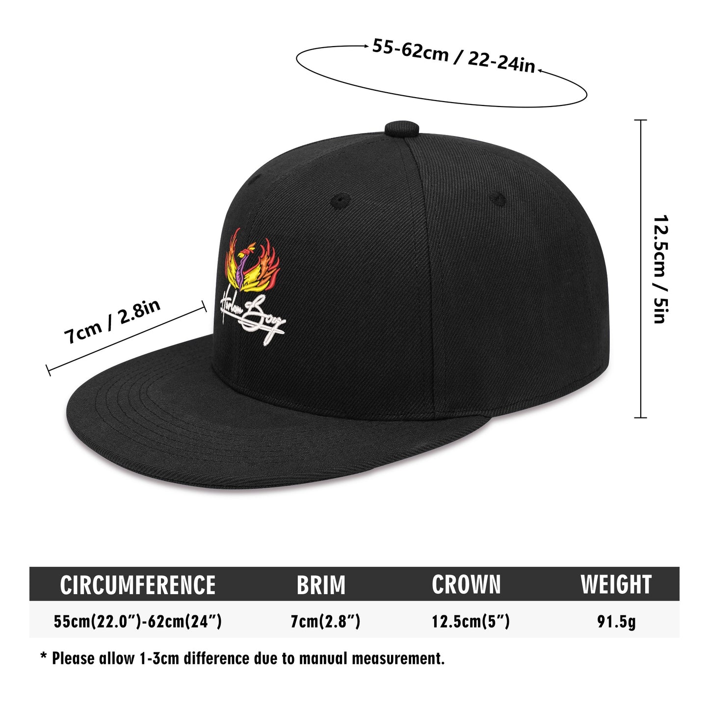 Harlem Boy Collection Pheonix Logo Ball Cap