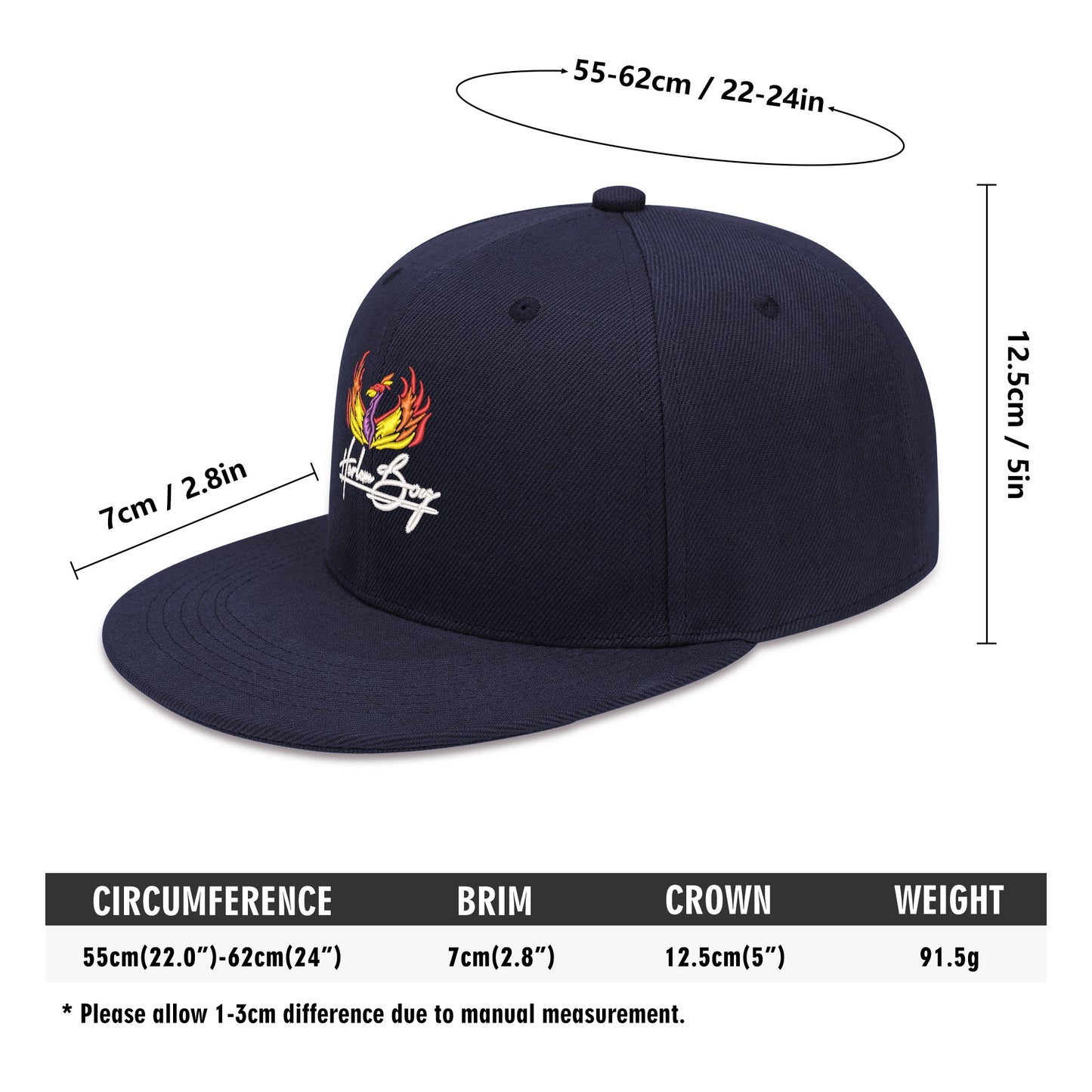 Harlem Boy Collection Pheonix Logo Ball Cap