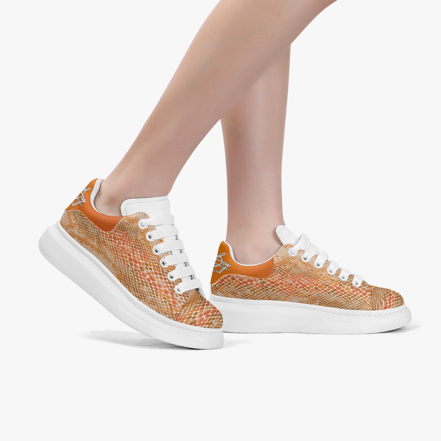 Harlem Boy Sankofa - Snakeskin Print - Mandarin - Mens
