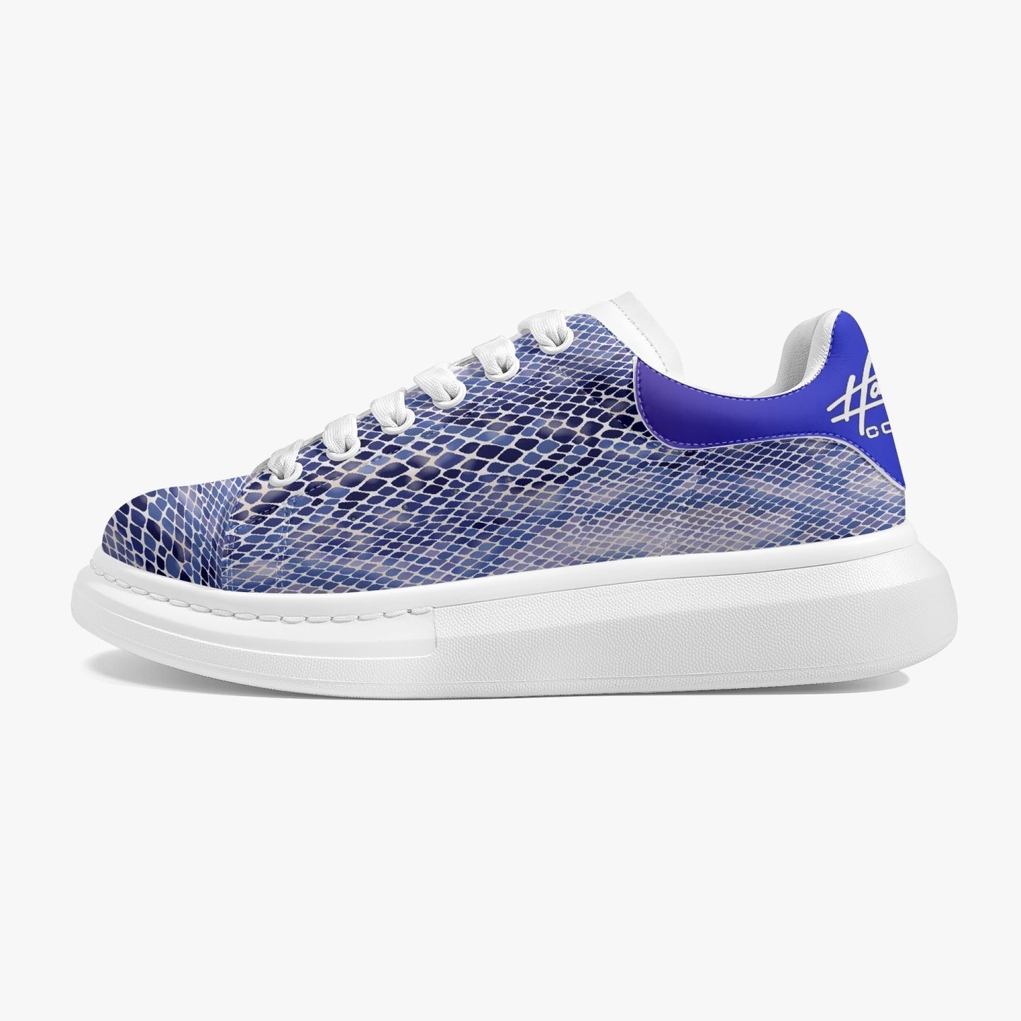 Harlem Boy Sankofa - Snakeskin Print - Sapphire - Mens