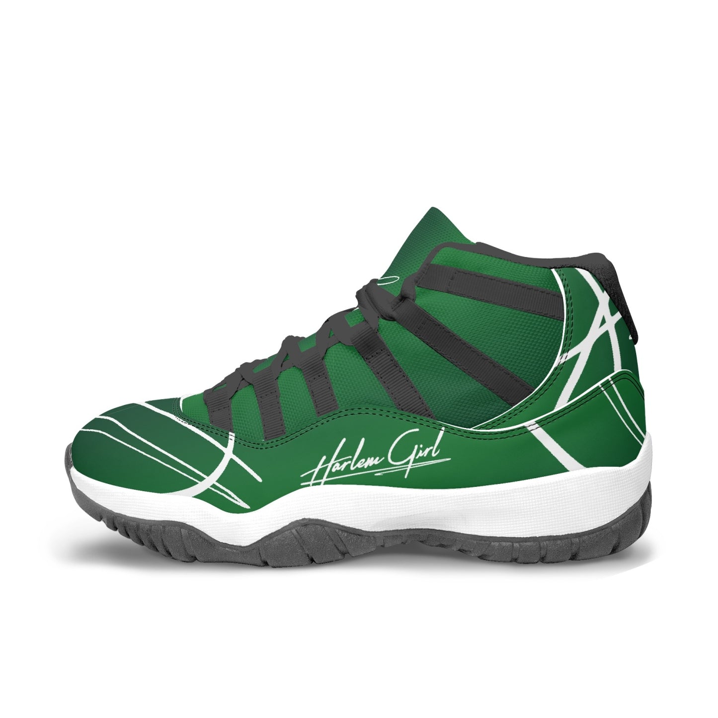 Harlem Girl "Tribe" Basketball - Emerald w/Black or White Trim (Women's)