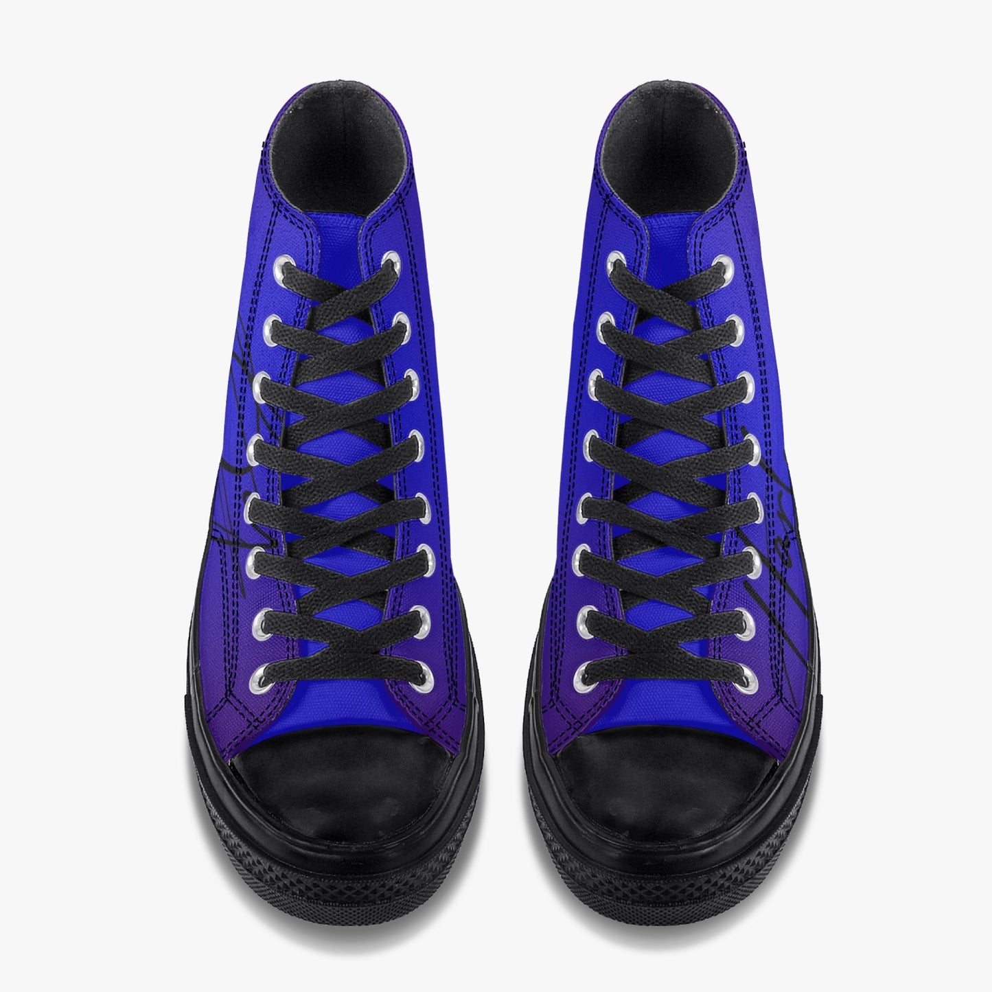 Harlem Boy "Coolee High" Tops Men - Sapphire - Black Sole