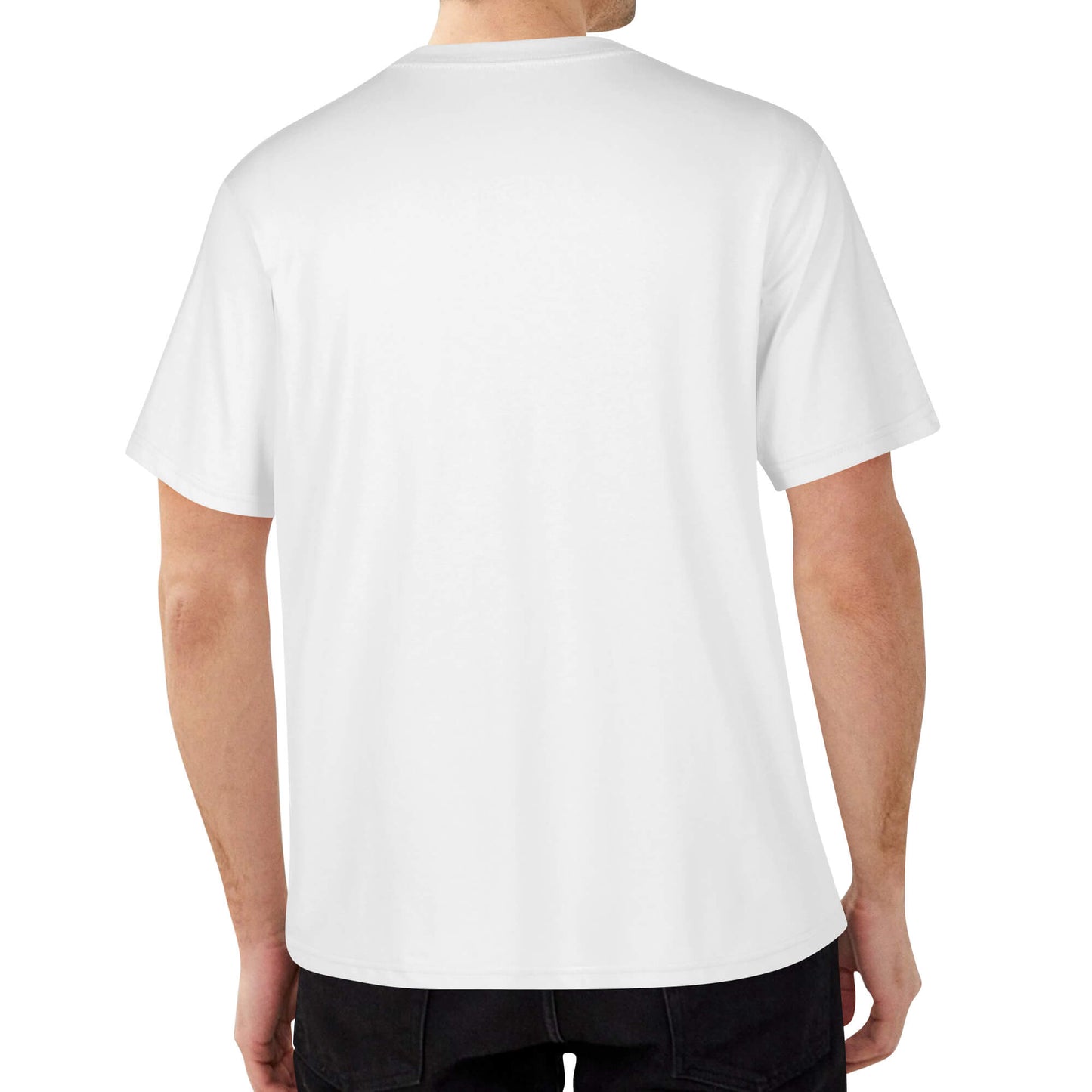 Embroidered Mens Cotton T shirt (Front Design)
