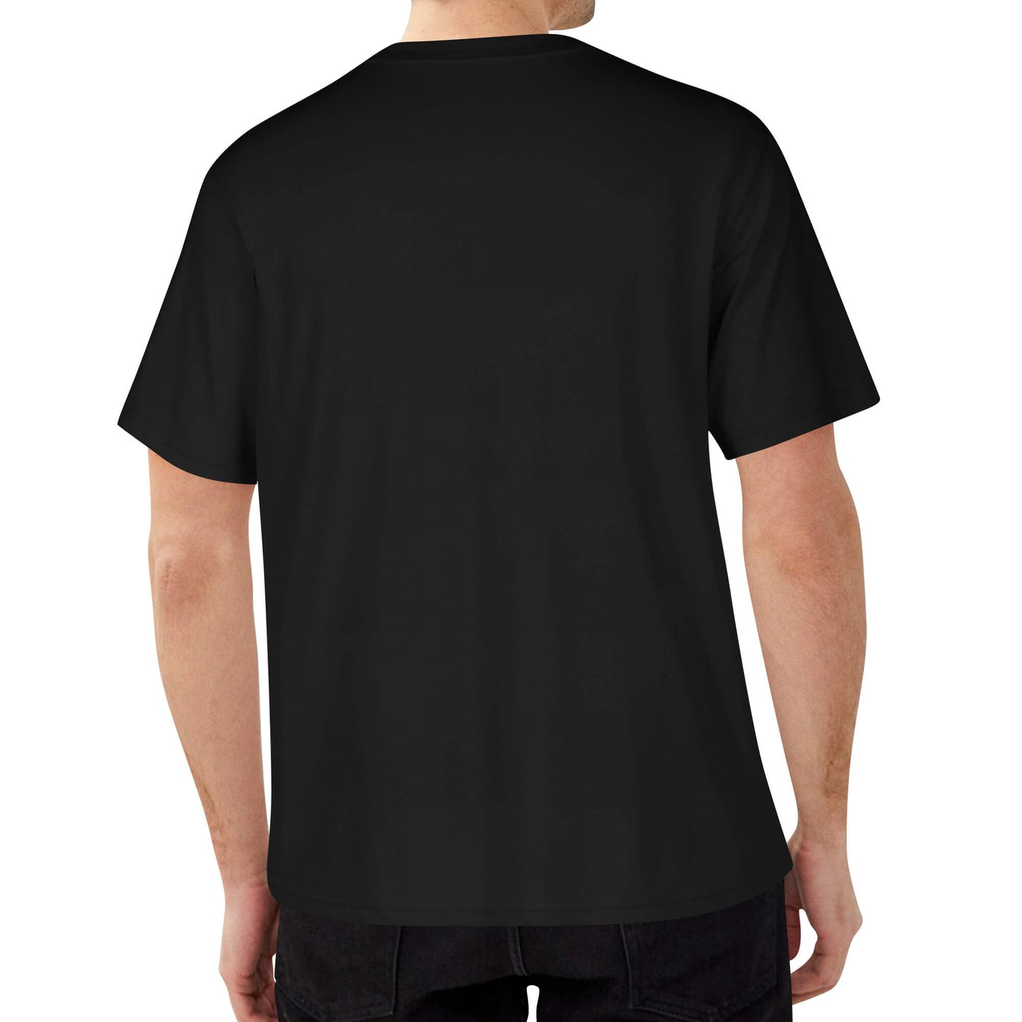 Embroidered Mens Cotton T shirt (Front Design)