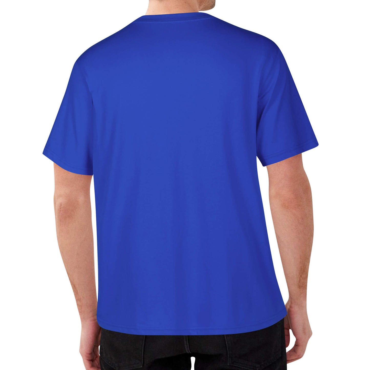 Embroidered Mens Cotton T shirt (Front Design)
