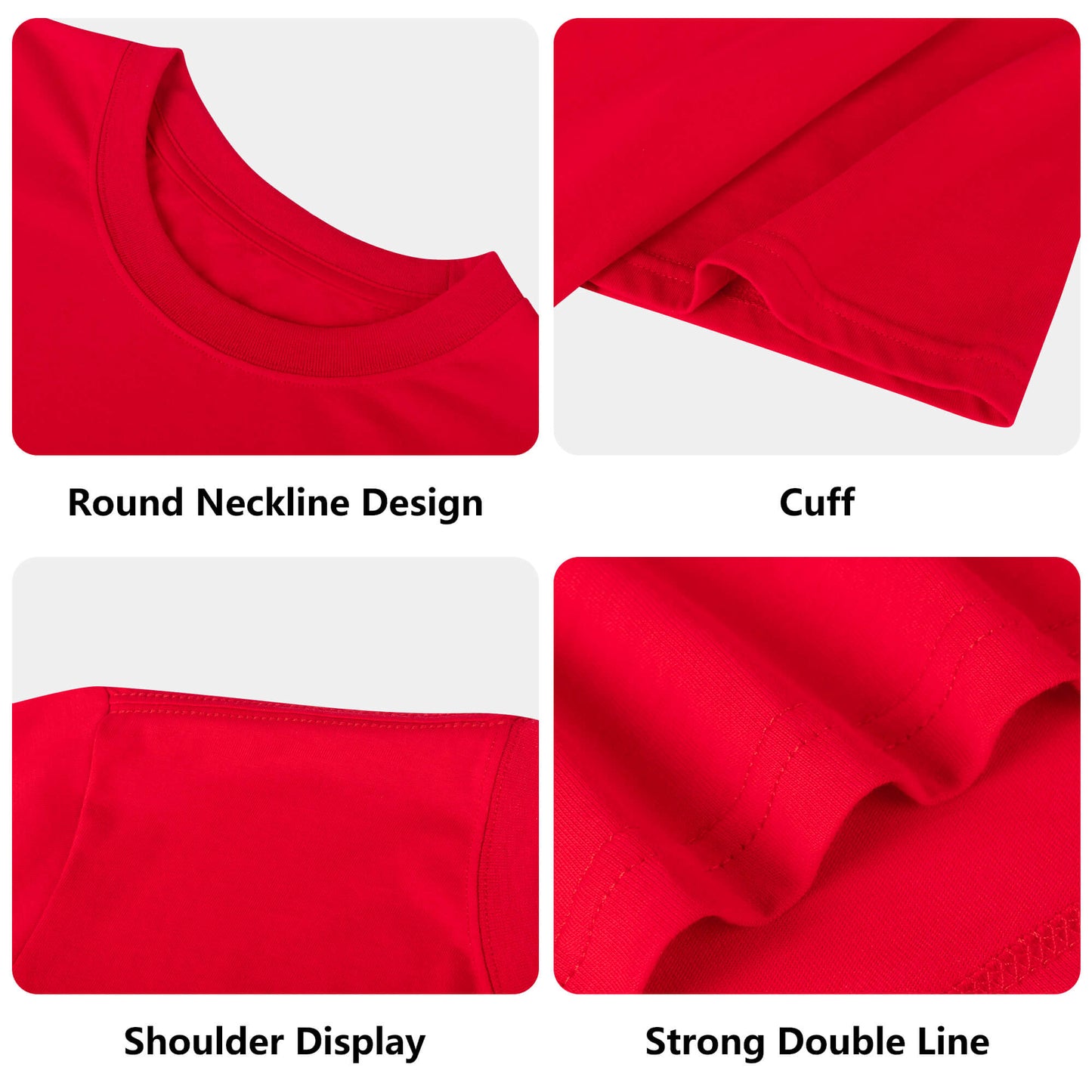 Embroidered Mens Cotton T shirt (Front Design)