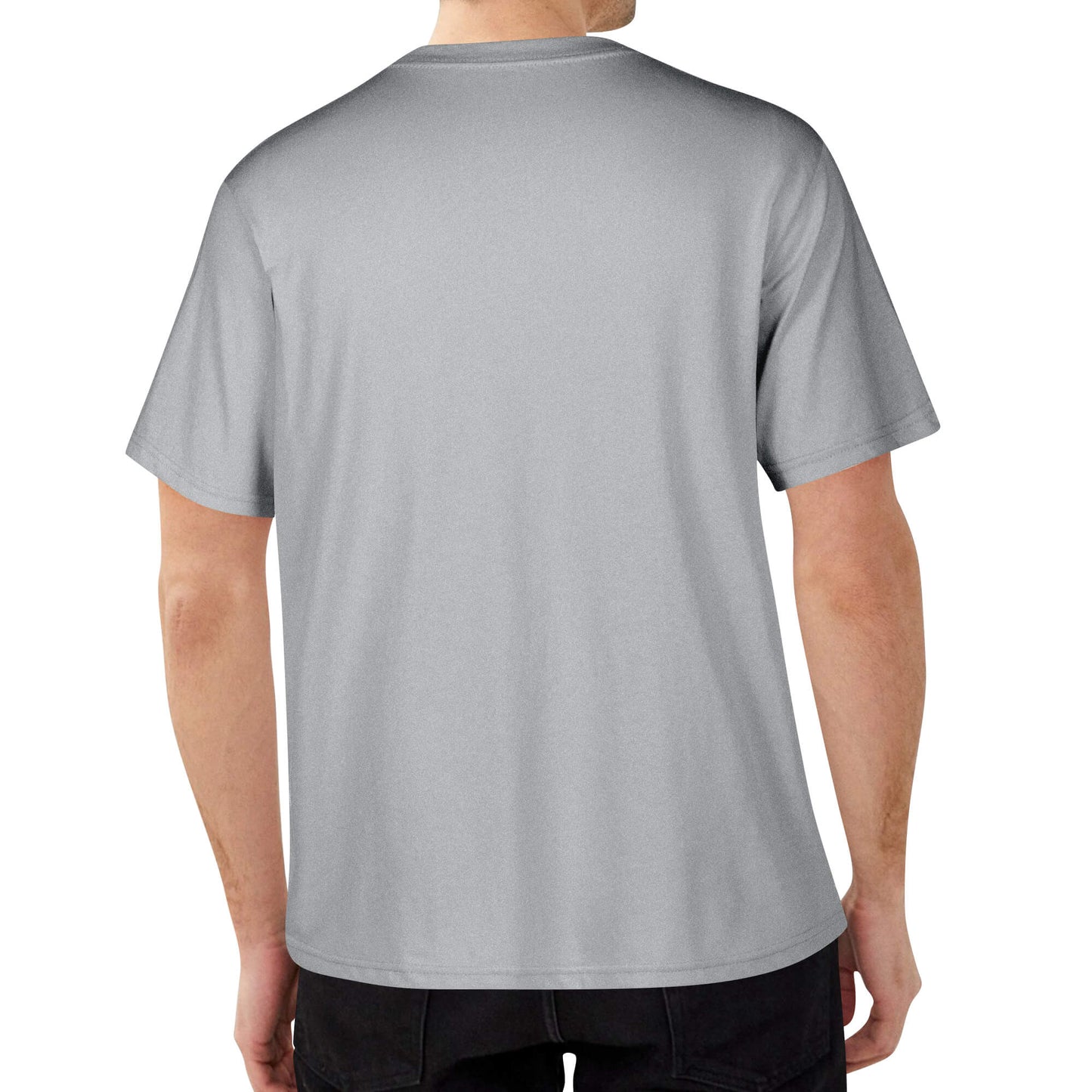Embroidered Mens Cotton T shirt (Front Design)