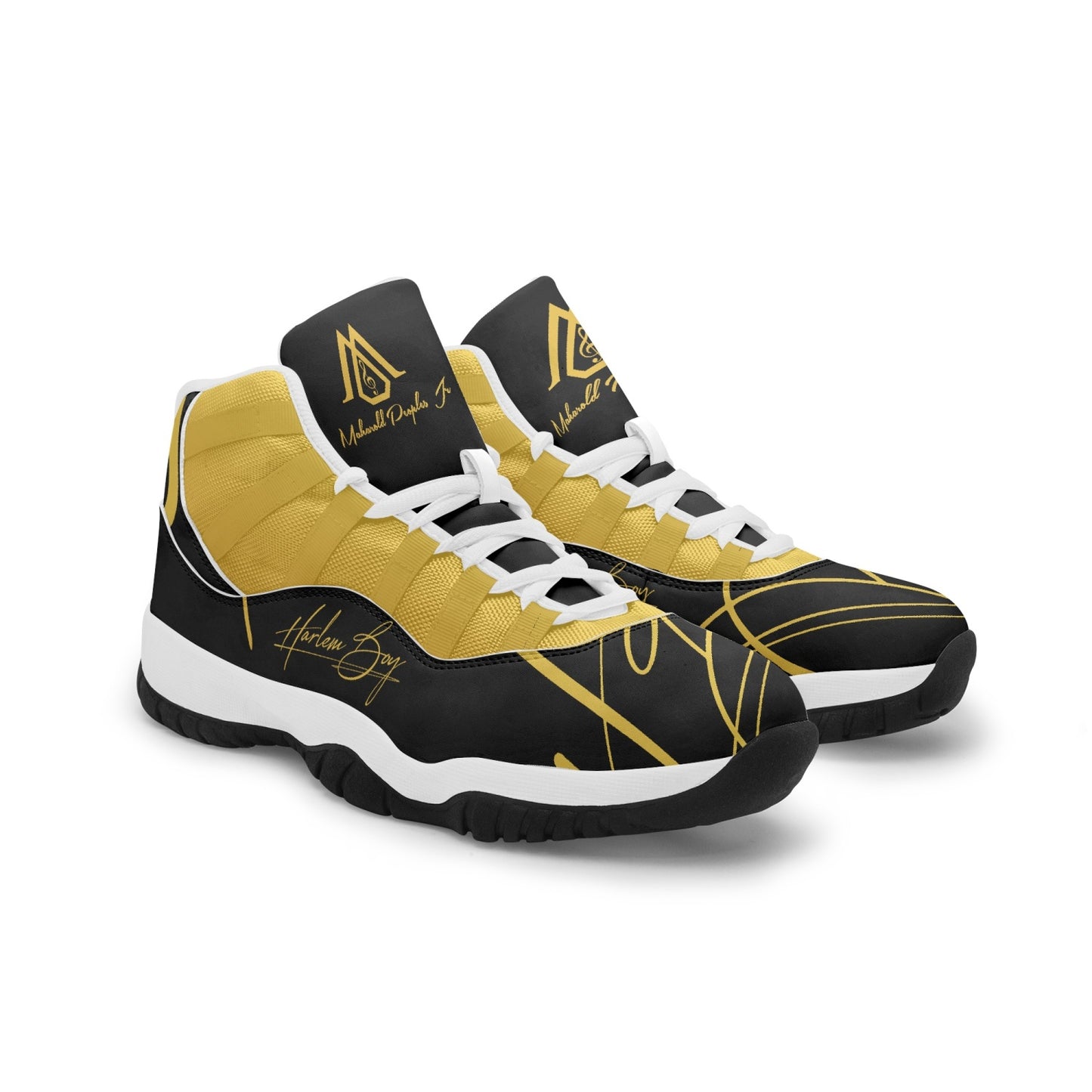 Harlem Boy "Tribe" Basketball MP2 Edition - Black w/Black or White Trim (Men's) *