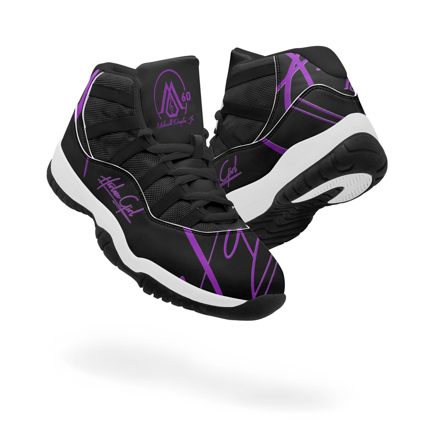 Harlem Girl "Tribe" Basketball MP2 60 Limited Edition - Black and Purple w/Black Trim (Women's) *