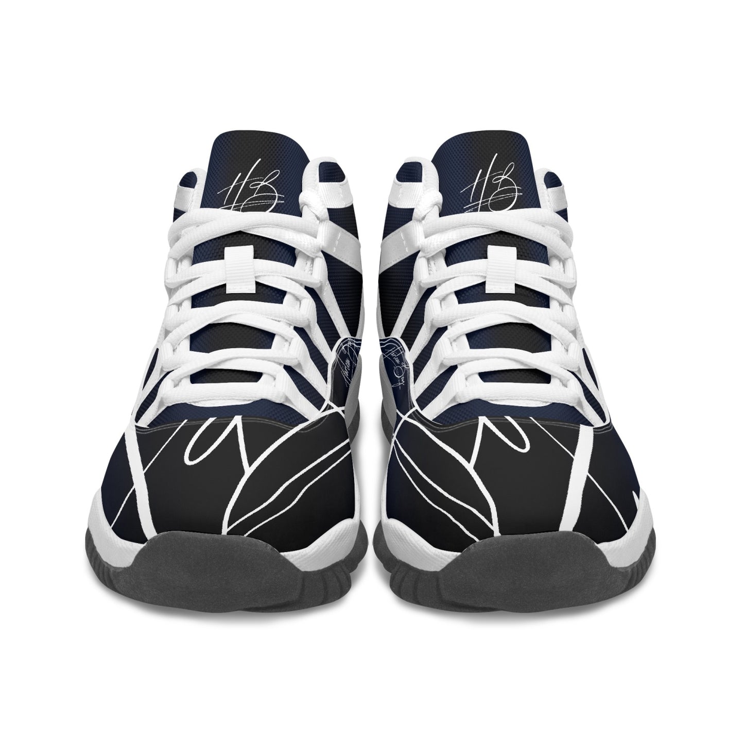 Harlem Boy "Tribe" Basketball - BluBlac Onyx w/Black or White Trim (Men's)