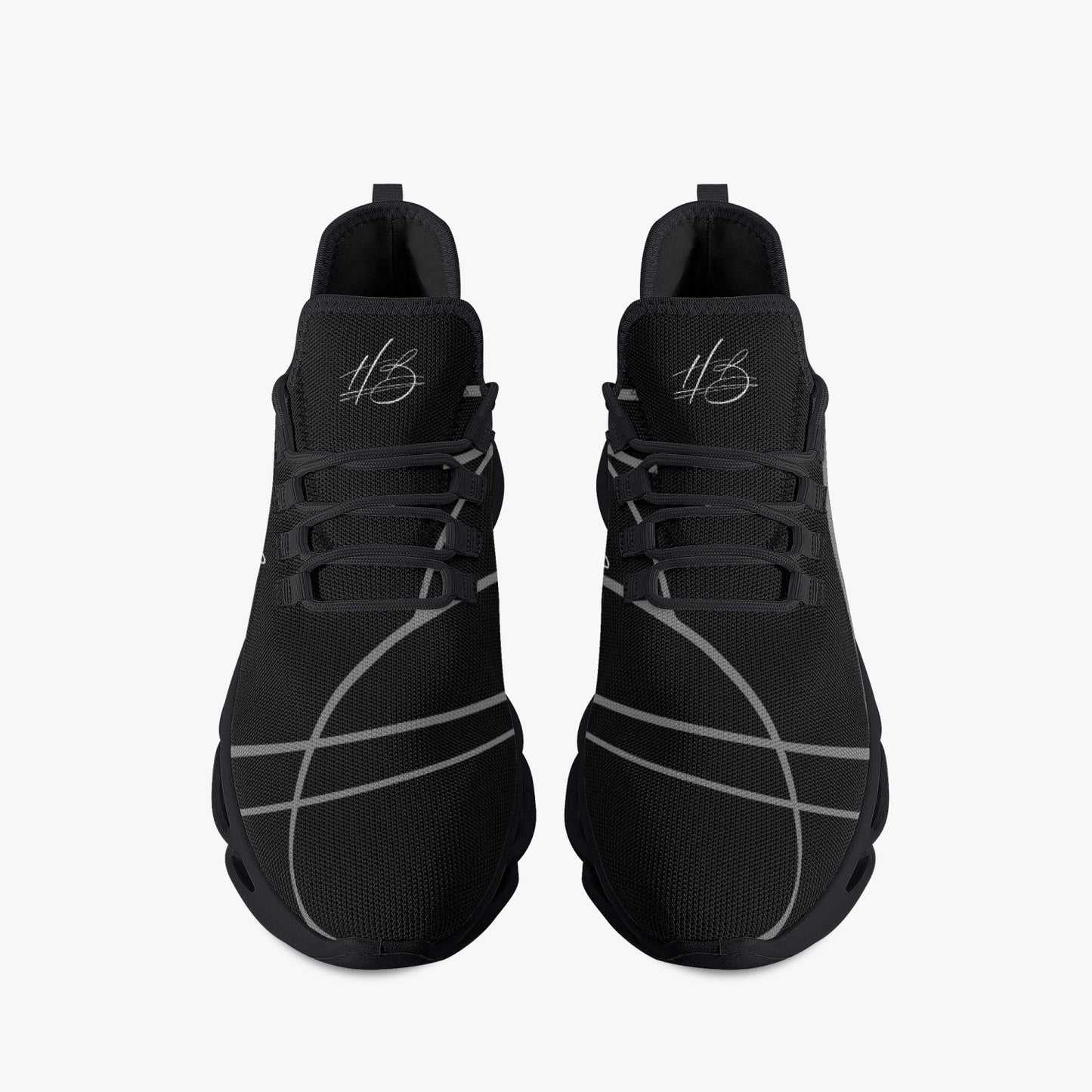 HB Harlem Boy "Bounce" Runner - Men - Black and White - Black Sole