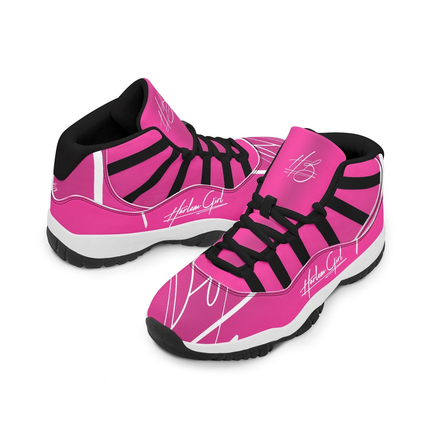 Harlem Girl "Tribe" Basketball - Fuchsia w/Black or White Trim (Women's)