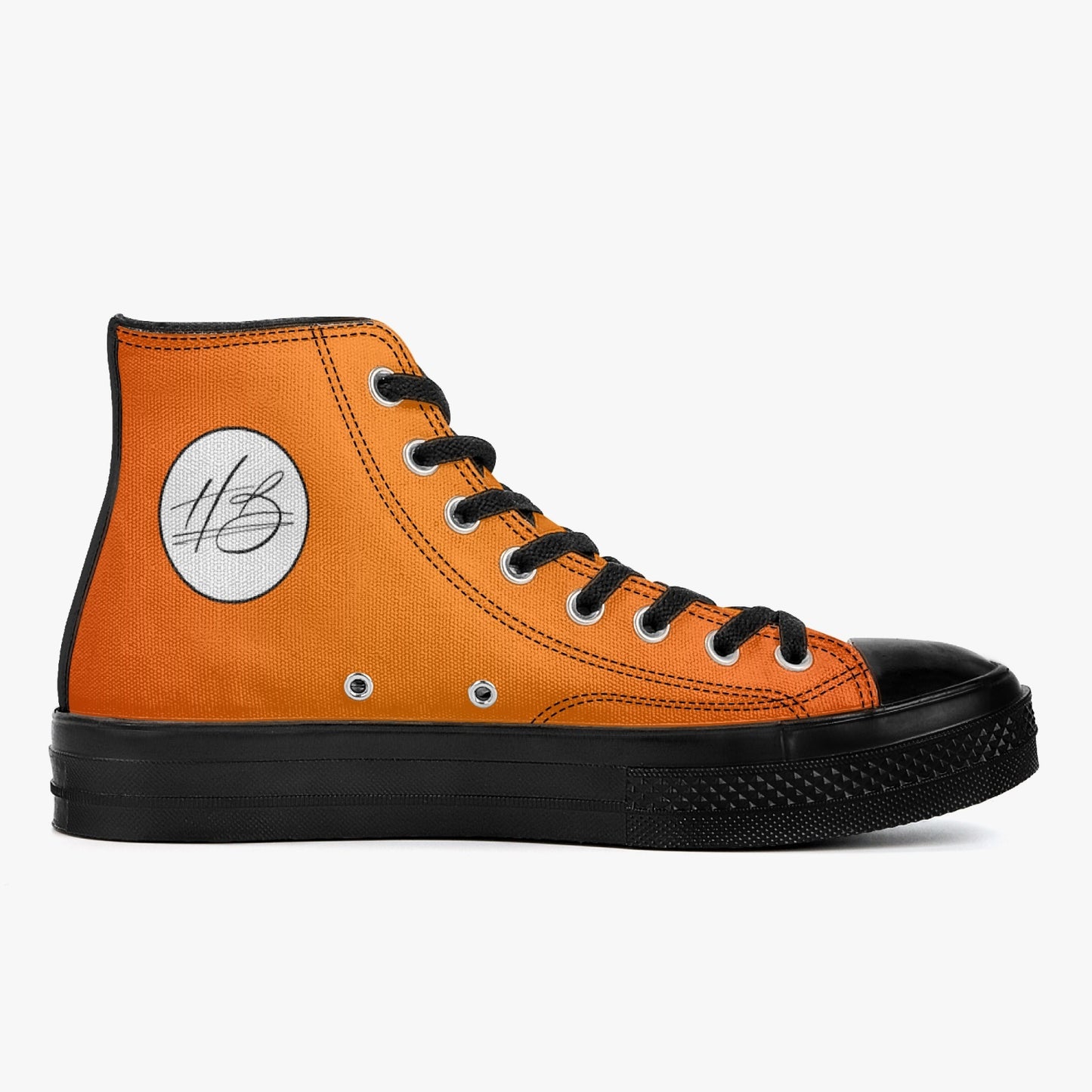 Harlem Boy "Coolee High" Tops Men - Mandarin Fire - Black Sole