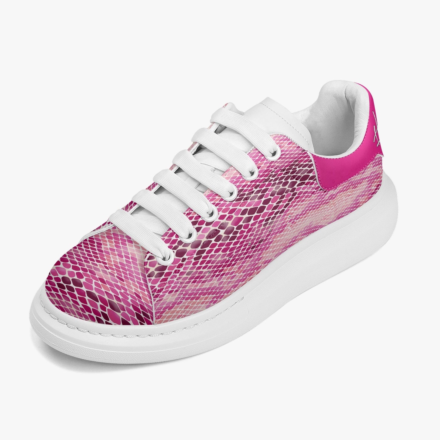 HBC - Harlem Girl Sankofa - Snakeskin Print- Pink, Fuchsia, Red - Womens