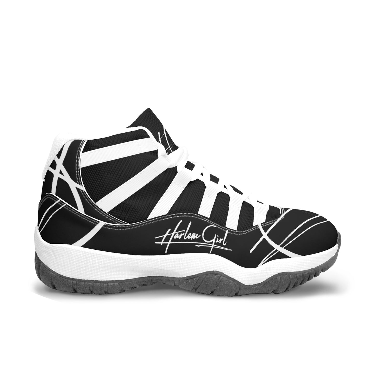 Harlem Girl "Tribe" Basketball - Onyx w/Black or White Trim (Women's)