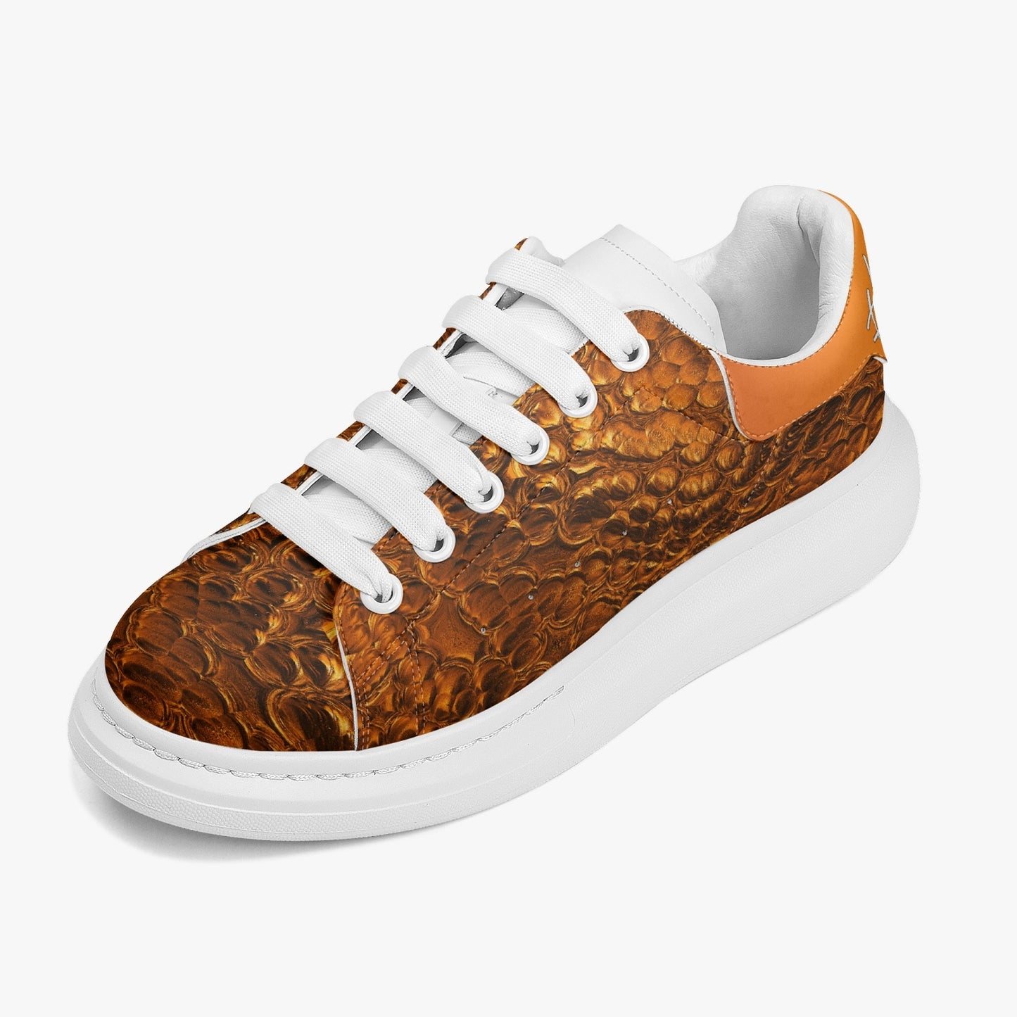 HBC - Harlem Girl Sankofa - Crocodile Print - Mandarin - Womens