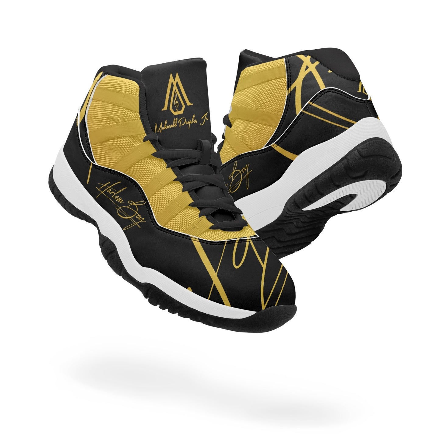 Harlem Boy "Tribe" Basketball MP2 Edition - Black w/Black or White Trim (Men's) *