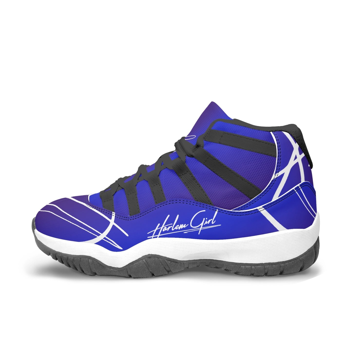 Harlem Girl "Tribe" Basketball - Sapphire w/Black or White Trim (Women's)