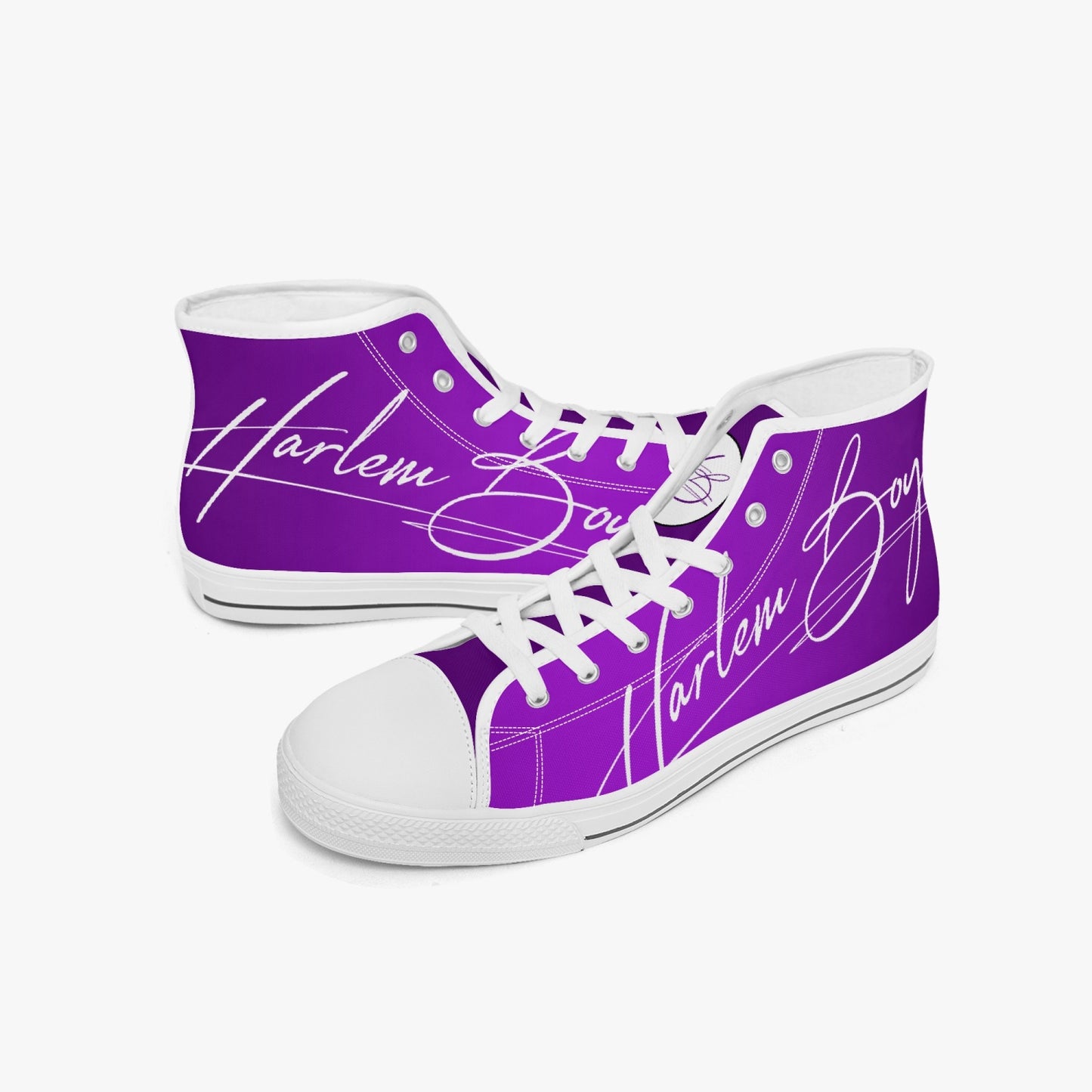 HB Harlem Boy "Lenox Ave" Classic High Top - Amethyst - Mens (Black or White Soles)