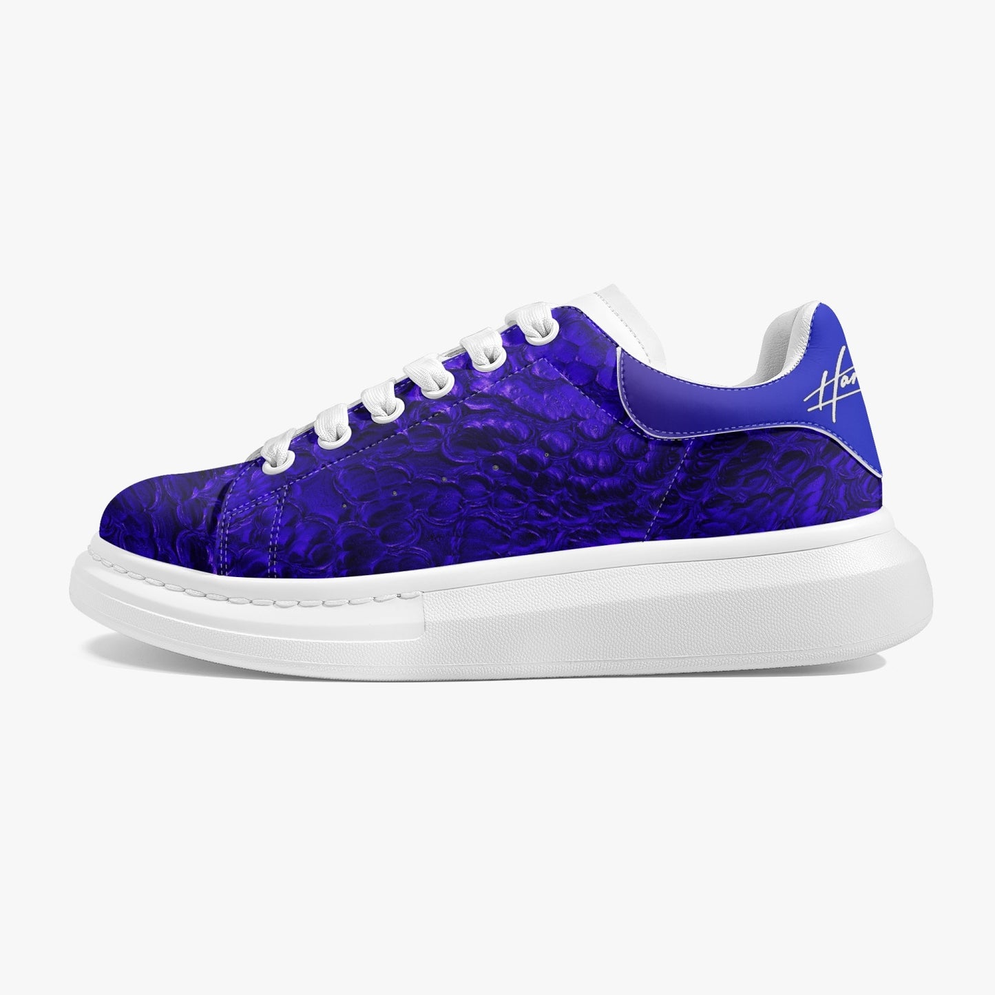 HBC - Harlem Girl Sankofa - Crocodile Print - Sapphire - Womens